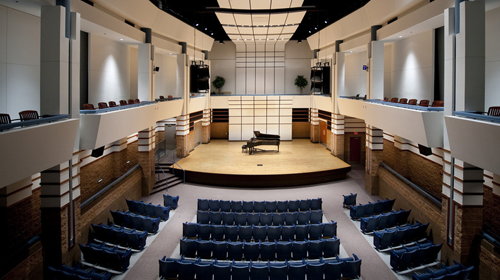 The Rhea Miller Recital Hall at SVSU.